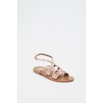 Sandales en cuir les bagatelles dor rose