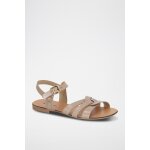 Sandales en cuir beige - chlo� st clair