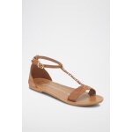 Sandales en cuir clark camel