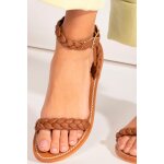 Sandales en cuir lani camel Sandales en cuir lani camel