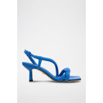 Sandales  talons en cuir mirja bleu roi