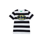 T - shirt batman la ligue des justiciers dc comics - blanc et noir T - shirt batman la ligue des justiciers dc comics - blanc et noir