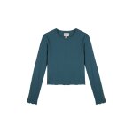 T - shirt bleu ptrole