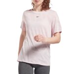 T - shirt burnout rose clair