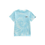 T - shirt burst tie dye blanc et bleu