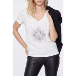 T - shirt ecru chiné - ikks women T - shirt ecru chiné - ikks women