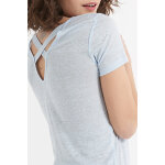 T - shirt en lin bleu ciel - i. code