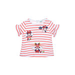 T - shirt minnie disney blanc et rouge