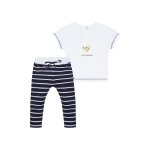 T - shirt et pantalon blanc - absorba T - shirt et pantalon blanc - absorba