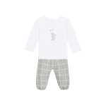 T - shirt et pantalon blanc et gris clair - absorba