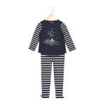T - shirt et pantalon ray nemely - bleu marine et blanc - terre de marins