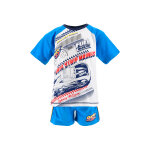 T - shirt et short flash mcqueen cars disney bleu et blanc T - shirt et short flash mcqueen cars disney bleu et blanc