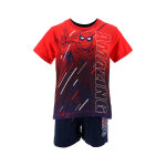 T - shirt et short spider - man avengers marvel rouge et bleu marine T - shirt et short spider - man avengers marvel rouge et bleu marine