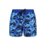Short de bain ciel et bleu marine
