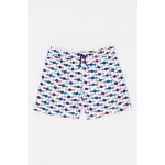 Short de bain oleron kids blanc et bleu