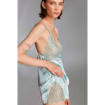 Short de pyjama satin motifs fleuris