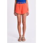 Short taille haute orange