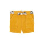 Short en velours moutarde