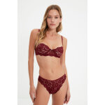 Soutien - gorge et culotte bordeaux