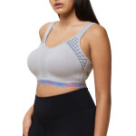Soutien - gorge de sport triaction cloud gris
