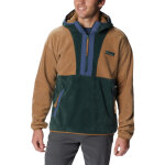 Sweat back bowl? camel et vert fonc