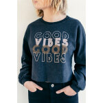 Sweat gris foncé chiné - ikks junior Sweat gris foncé chiné - ikks junior