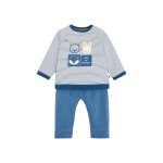 Sweat et jogging bleu marine et �cru - oba�bi