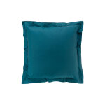 Taie d'oreiller en percale de coton 78 fils / cm� - bleu canard
