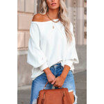 Top asymétrique blanc Top asymétrique blanc