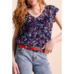 Top bleu marine - one step femme