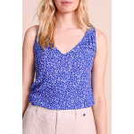 Top sans manches bleu roi - one step femme