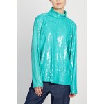 Top � sequin vert