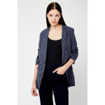 Veste andre bleu foncé et blanc chiné Veste andre bleu foncé et blanc chiné