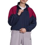 Veste bleu et rouge