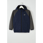 Veste � capuche - bleu marine et gris chin� - jack & jones