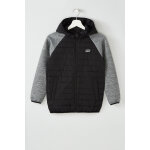 Veste � capuche - gris clair chin� et noir - jack & jones