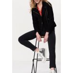 Veste en cuir noir - i. code
