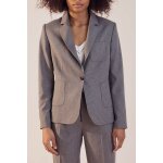 Veste gris chin et blanc