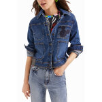 Veste en jean mickey disney bleu