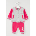 Veste et jogging fuchsia et gris chin - lee cooper