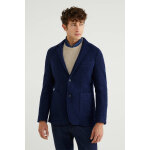 Veste en laine bleu marine chin�