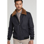 Veste en laine ska new marine