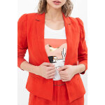 Veste en lin corail Veste en lin corail
