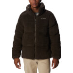 Veste polaire puffect? marron fonc