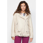Veste en similicuir oversize