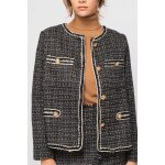 Veste en tweed en carreaux