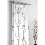 Voilage looping blanc - 140 x 240 cm
