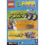 3 jeux légo : stunt rally - créator knight's kingdom - racers 2 pc 3 jeux légo : stunt rally - créator knight's kingdom - racers 2 pc