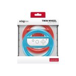Bigben interactive - volant pour manette de jeu - bleu, rouge (pack de 2) - pour nintendo switch