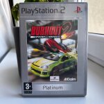 Burnout 2: point of impact ps2 playstation 2, 2002 cib complete w / manual pal / m3